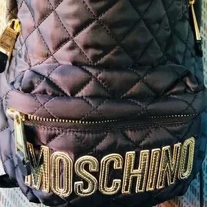 Moschino Milan purse backpack. Black and gold Moschino Milano Women main image 3